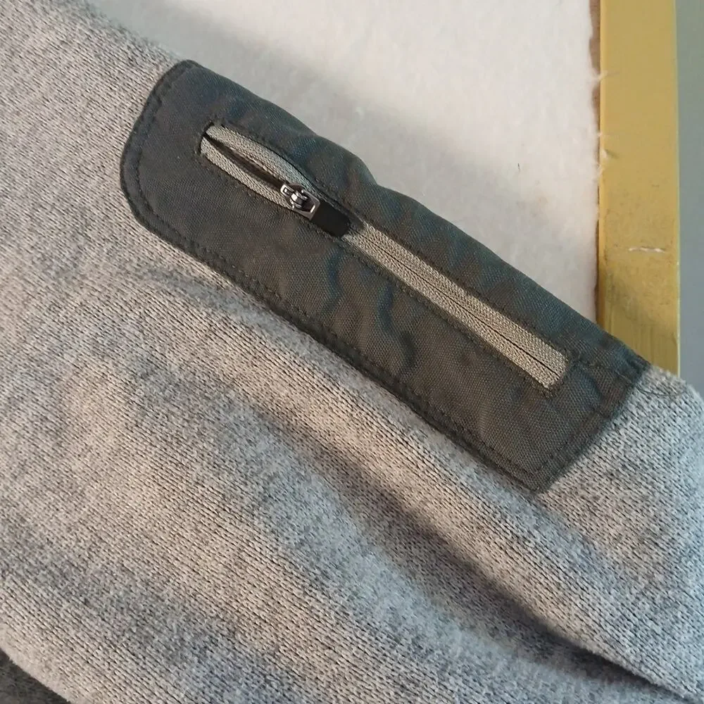 Eddie Bauer Quarter Zip Size 2XL Gray Long Sleeve EUC - Picture 8 of 10